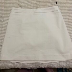 Express Cream Mini Skirt